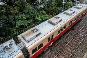 阪神電鉄8000系 8225F 屋根（2025年10月撮影）