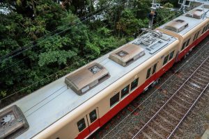 阪神電鉄8000系 8225F 屋根（2025年10月撮影）