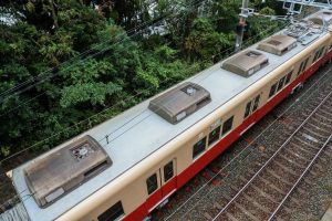 阪神電鉄8000系 8225F 屋根（2025年10月撮影）