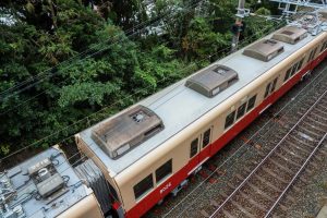 阪神電鉄8000系 8225F 屋根（2025年10月撮影）