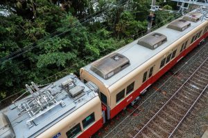 阪神電鉄8000系 8225F 屋根（2025年10月撮影）