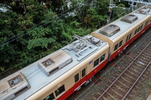 阪神電鉄8000系 8225F 屋根（2025年10月撮影）