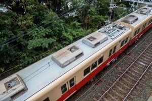 阪神電鉄8000系 8225F 屋根（2025年10月撮影）