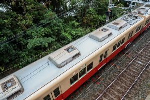 阪神電鉄8000系 8225F 屋根（2025年10月撮影）