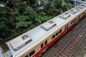 阪神電鉄8000系 8225F 屋根（2025年10月撮影）
