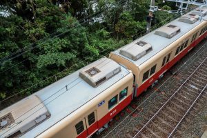 阪神電鉄8000系 8225F 屋根（2025年10月撮影）