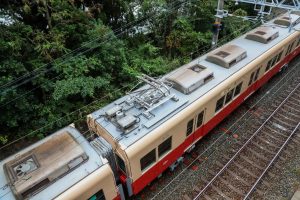 阪神電鉄8000系 8225F 屋根（2025年10月撮影）