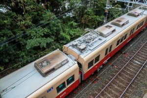 阪神電鉄8000系 8225F 屋根（2025年10月撮影）