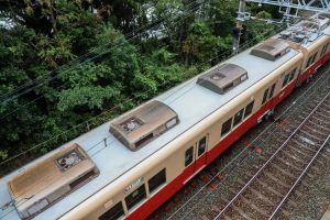 阪神電鉄8000系 8225F 屋根（2025年10月撮影）