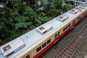 阪神電鉄8000系 8225F 屋根（2025年10月撮影）