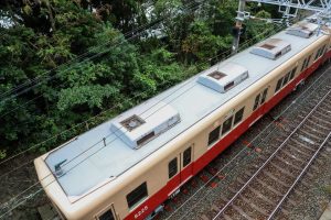 阪神電鉄8000系 8225F 屋根（2025年10月撮影）