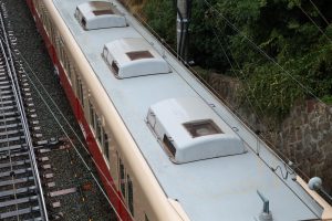阪神電鉄8000系 8225F 屋根（2025年10月撮影）
