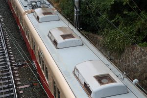 阪神電鉄8000系 8225F 屋根（2025年10月撮影）