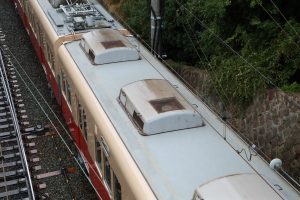阪神電鉄8000系 8225F 屋根（2025年10月撮影）