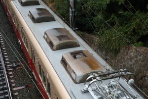 阪神電鉄8000系 8225F 屋根（2025年10月撮影）
