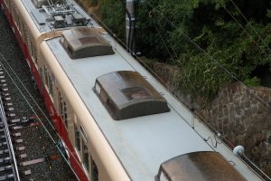 阪神電鉄8000系 8225F 屋根（2025年10月撮影）