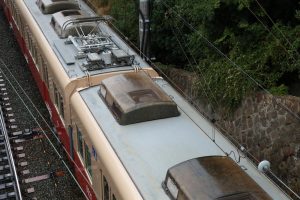阪神電鉄8000系 8225F 屋根（2025年10月撮影）