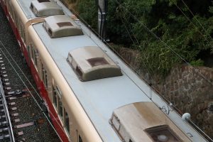 阪神電鉄8000系 8225F 屋根（2025年10月撮影）