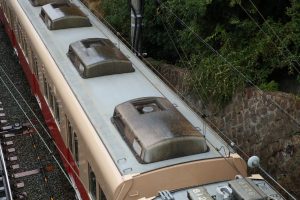 阪神電鉄8000系 8225F 屋根（2025年10月撮影）