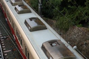 阪神電鉄8000系 8225F 屋根（2025年10月撮影）