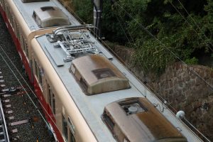 阪神電鉄8000系 8225F 屋根（2025年10月撮影）