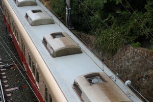 阪神電鉄8000系 8225F 屋根（2025年10月撮影）