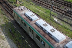京都市交通局10系前期車 1108F(KS08) 屋根 2025年8月撮影