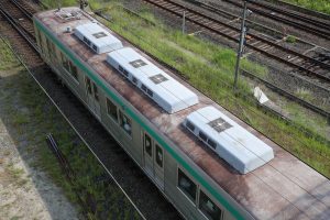 京都市交通局10系前期車 1108F(KS08) 屋根 2025年8月撮影