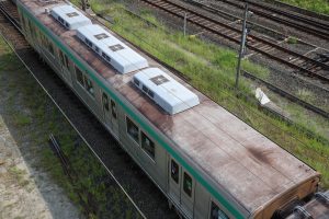 京都市交通局10系前期車 1108F(KS08) 屋根 2025年8月撮影