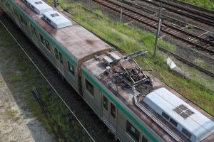 京都市交通局10系前期車 1108F(KS08) 屋根 2025年8月撮影