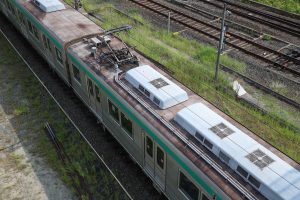 京都市交通局10系前期車 1108F(KS08) 屋根 2025年8月撮影