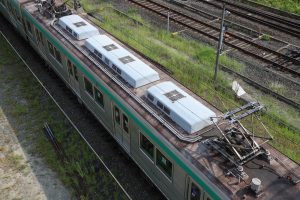 京都市交通局10系前期車 1108F(KS08) 屋根 2025年8月撮影