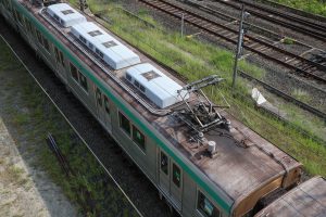 京都市交通局10系前期車 1108F(KS08) 屋根 2025年8月撮影