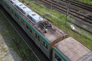 京都市交通局10系前期車 1108F(KS08) 屋根 2025年8月撮影