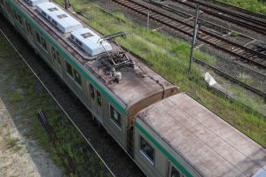 京都市交通局10系前期車 1108F(KS08) 屋根 2025年8月撮影
