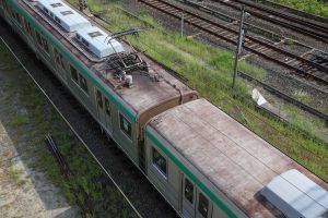 京都市交通局10系前期車 1108F(KS08) 屋根 2025年8月撮影