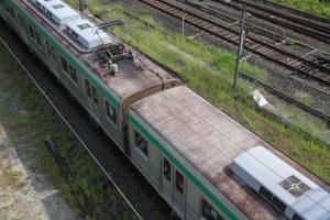 京都市交通局10系前期車 1108F(KS08) 屋根 2025年8月撮影