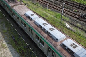京都市交通局10系前期車 1108F(KS08) 屋根 2025年8月撮影