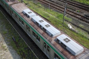 京都市交通局10系前期車 1108F(KS08) 屋根 2025年8月撮影