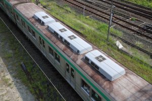 京都市交通局10系前期車 1108F(KS08) 屋根 2025年8月撮影