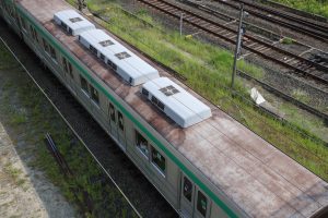 京都市交通局10系前期車 1108F(KS08) 屋根 2025年8月撮影