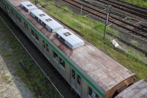 京都市交通局10系前期車 1108F(KS08) 屋根 2025年8月撮影