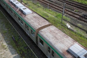 京都市交通局10系前期車 1108F(KS08) 屋根 2025年8月撮影
