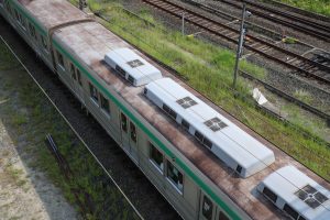 京都市交通局10系前期車 1108F(KS08) 屋根 2025年8月撮影
