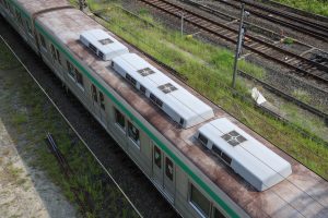 京都市交通局10系前期車 1108F(KS08) 屋根 2025年8月撮影