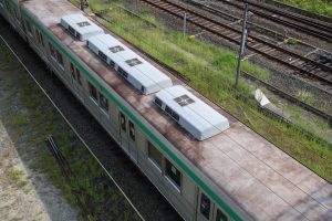 京都市交通局10系前期車 1108F(KS08) 屋根 2025年8月撮影