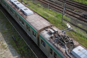 京都市交通局10系前期車 1108F(KS08) 屋根 2025年8月撮影
