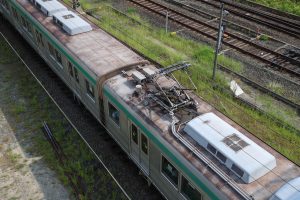 京都市交通局10系前期車 1108F(KS08) 屋根 2025年8月撮影