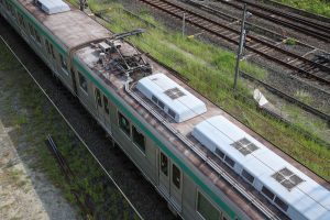 京都市交通局10系前期車 1108F(KS08) 屋根 2025年8月撮影