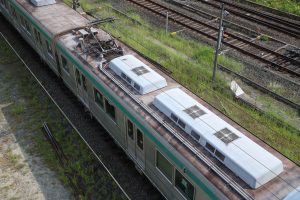 京都市交通局10系前期車 1108F(KS08) 屋根 2025年8月撮影